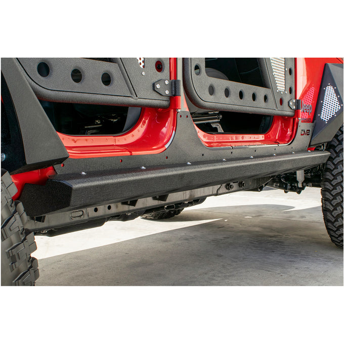 Rock Sliders With Rock Skins <br>07-17 Jeep Wrangler, 2018 JK