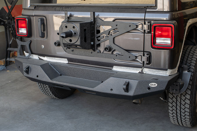 Tailgate Mounted Tire Carrier <br>18-21 Jeep Wrangler