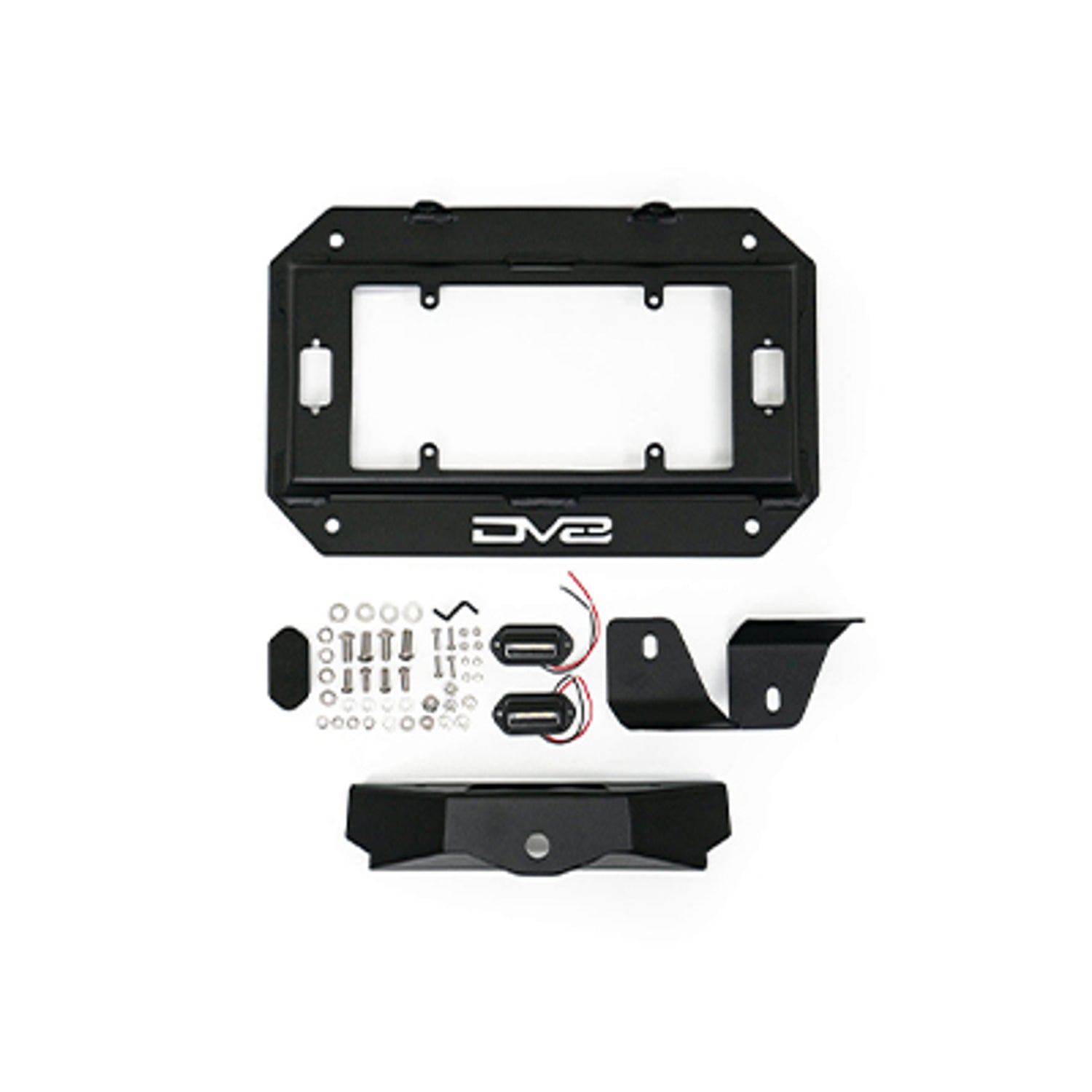 Spare Tire Delete With Light Mounts <br>18-22 Jeep Wrangler
