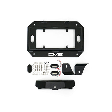Spare Tire Delete With Light Mounts <br>18-22 Jeep Wrangler