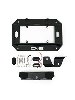 Spare Tire Delete With Light Mounts <br>18-22 Jeep Wrangler