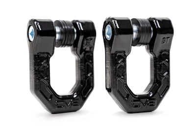 Black DV8 Elite Series D-Rings (Pair) <br>Universal