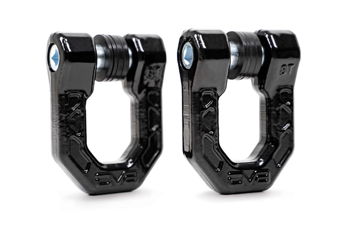 Black DV8 Elite Series D-Rings (Pair) <br>Universal
