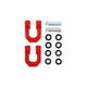 Red DV8 Elite Series D-Rings (Pair) <br>Universal