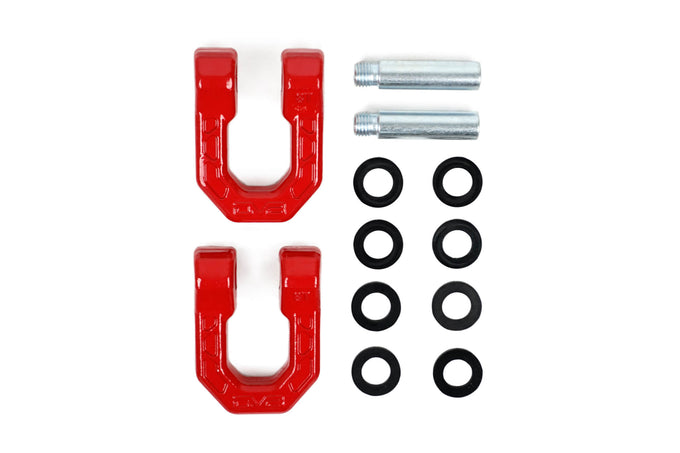 Red DV8 Elite Series D-Rings (Pair) <br>Universal