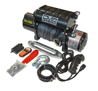 Synthetic Rope 12,000 Lbs. Winch <br>Universal