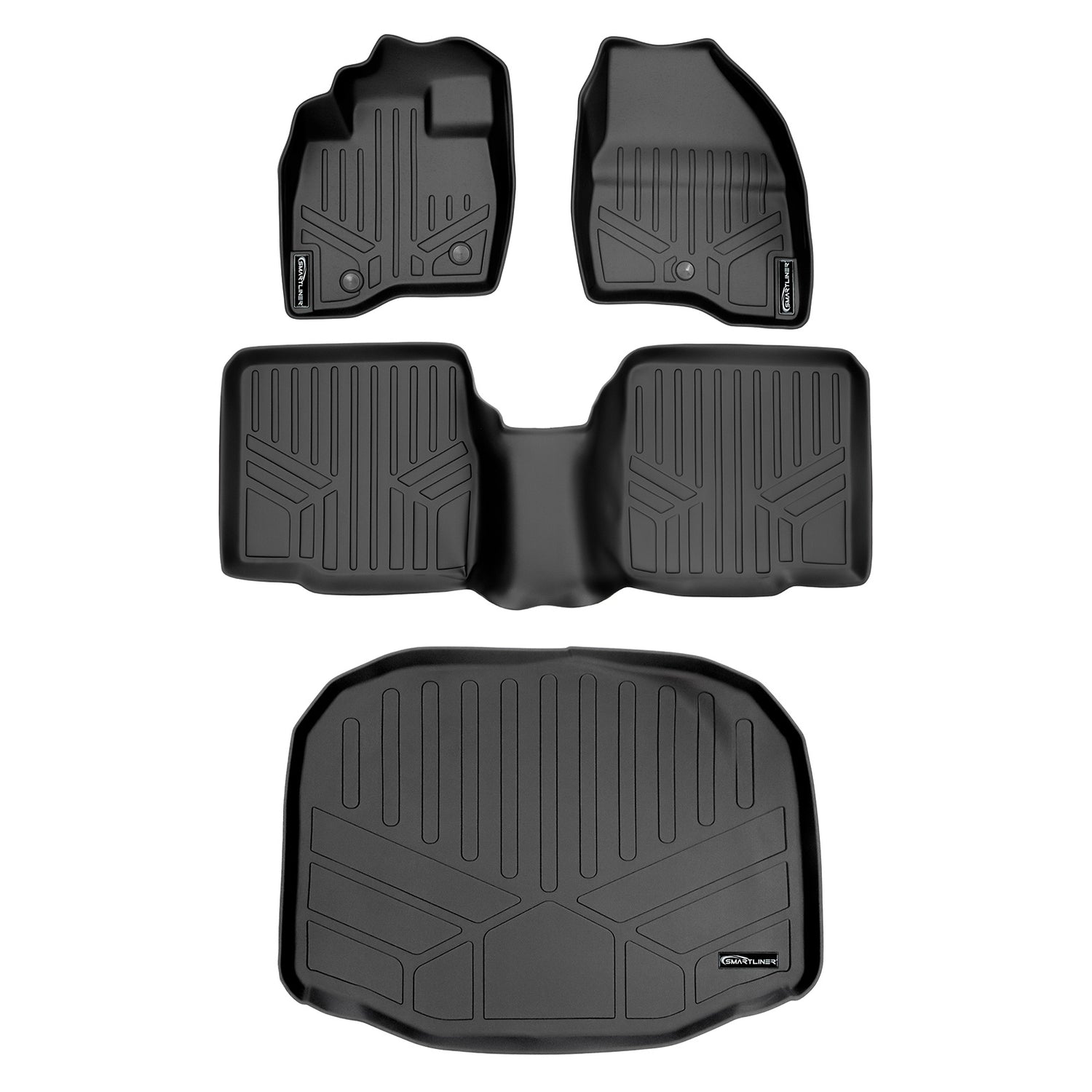 Floor Mats 2 Rows and Cargo Liner Set <br> 17-19 Ford Explorer