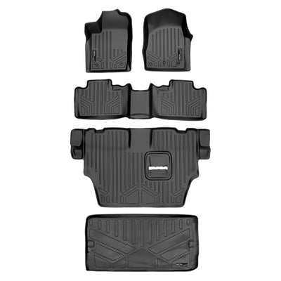 Floor Mats and Cargo Liner Behind 3rd Row <br> 13-16 Dodge Durango<br >