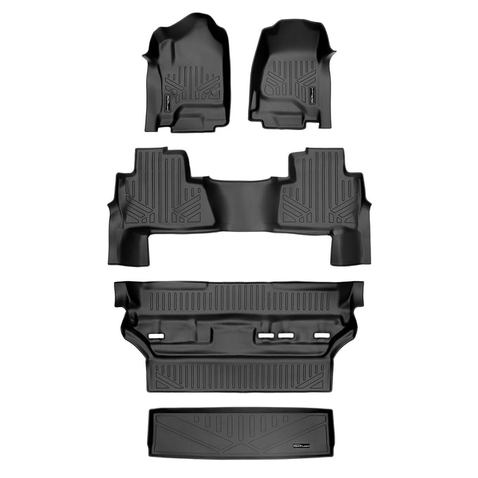 Floor Mats 3 Rows and Cargo Liner <br> 15 Chevrolet Tahoe15 GMC Yukon