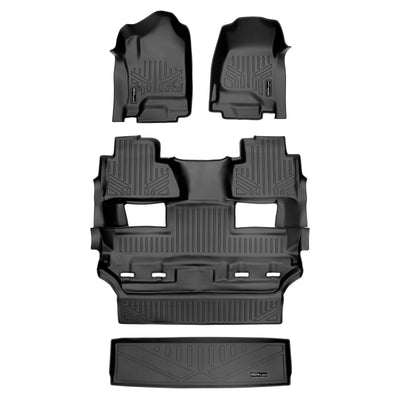 Floor Mats 2 Rows and Cargo Liner <br> 15 Chevrolet Tahoe15 GMC Yukon