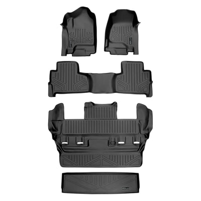 Floor Mats 3 Rows and Cargo Liner <br> 15-20 Chevrolet Tahoe15-20 GMC Yukon
