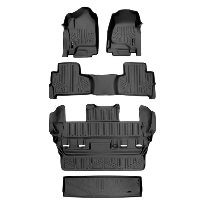 Floor Mats 3 Rows and Cargo Liner <br> 15-20 Chevrolet Tahoe15-20 GMC Yukon