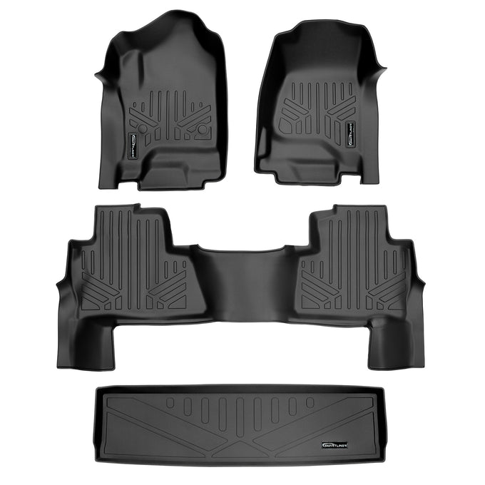 Floor Mats 2 Rows and Cargo Liner <br> 15 Chevrolet Tahoe15 GMC Yukon