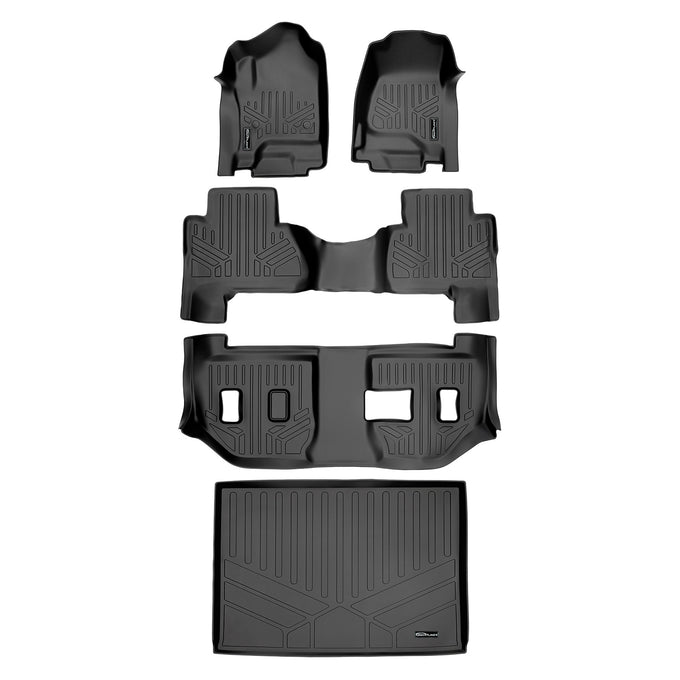 Floor Mats 3 Rows and Cargo Liner <br> 15-20 Cadillac Escalade ESV