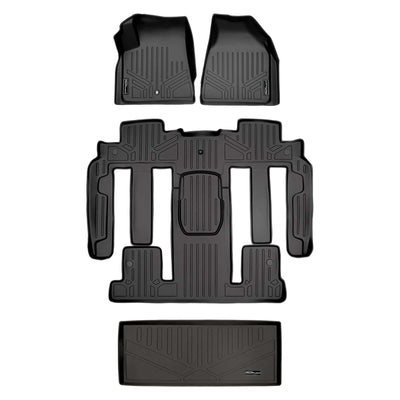 Floor Mats 3 Rows and Cargo Liner <br> 09-16 GMC Acadia / GMC Acadia Limited