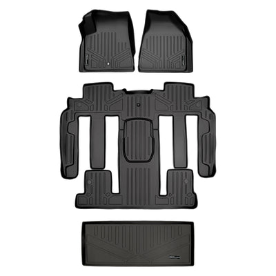 Floor Mats 3 Rows and Cargo Liner <br> 07-08 GMC Acadia (Bucket Seats on the Second Row)