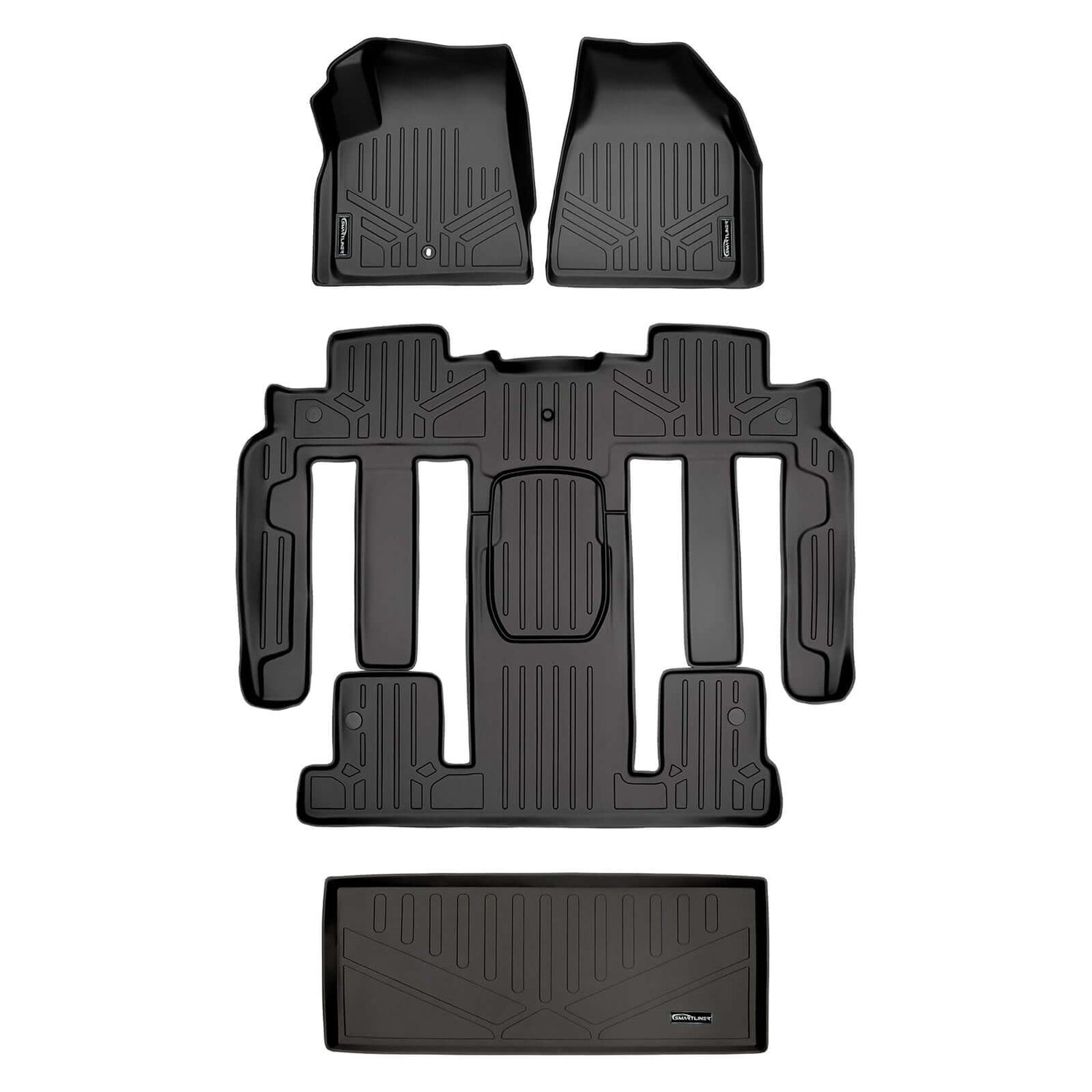 3 Row Floor Liners & Cargo Liner <br> 07-16 GMC Acadia Denali