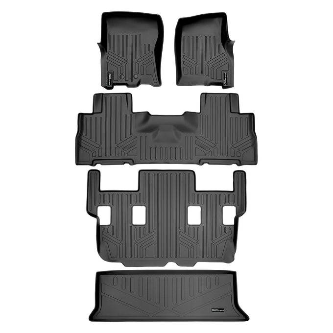 Floor Mats and Cargo Liner Behind 3rd Row Set <br> 11-17 Ford Expedition11-17 Lincoln Navigator