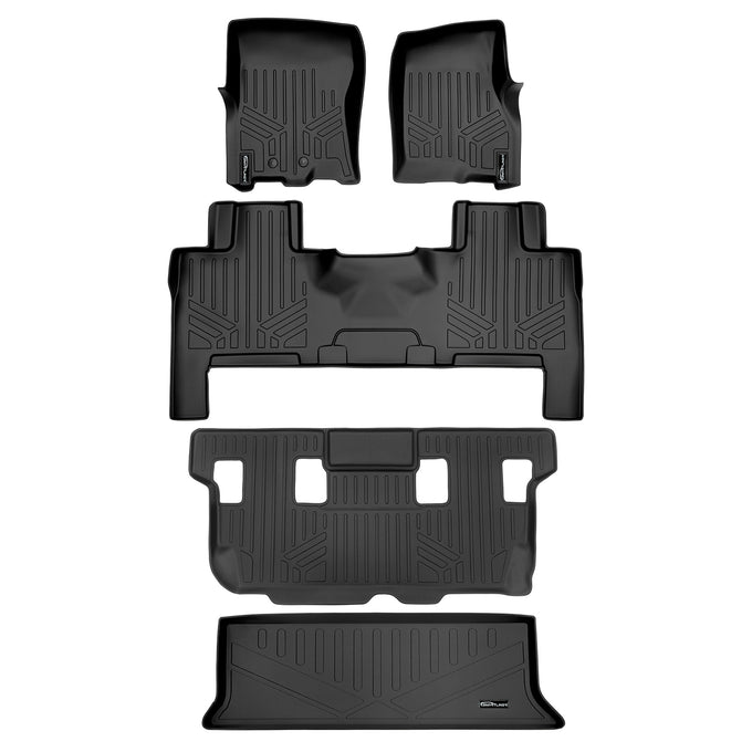 Floor Mats Cargo Liner Behind 3rd Row Set <br> 11-17 Ford Expedition11-17 Lincoln Navigator