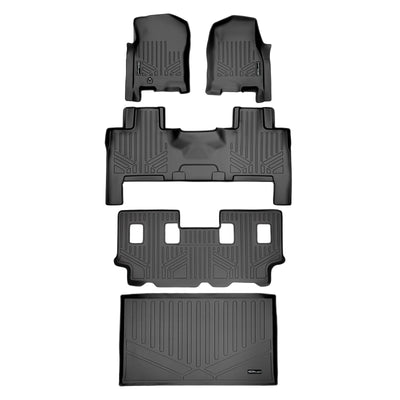 Floor Mats & Cargo Liner Behind 3rd Row Set <br> 07-10 Ford Expedition07-10 Lincoln Navigator