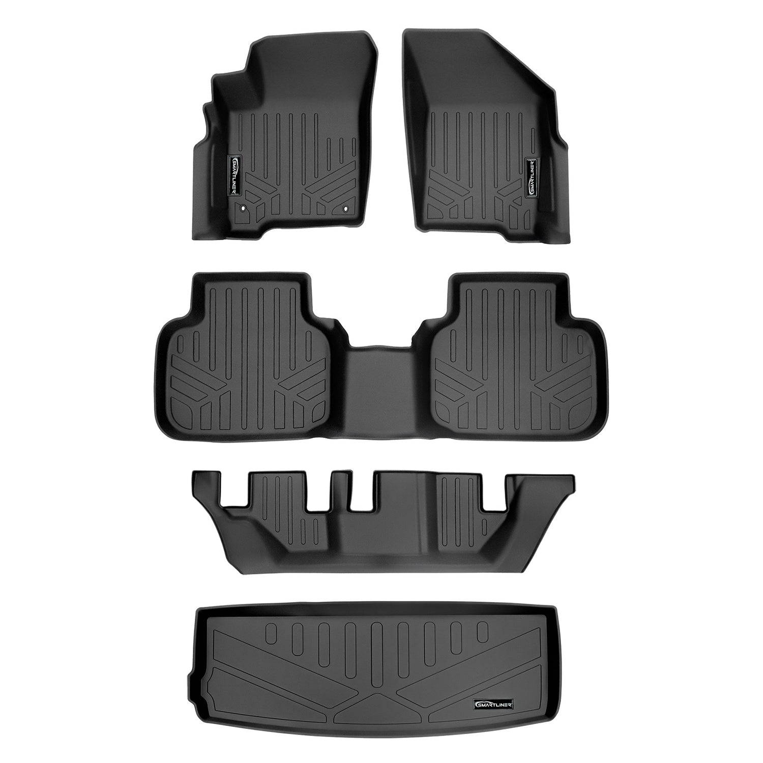 3 Row Floor Liners & Cargo Liner <br> 10-20 Dodge Journey