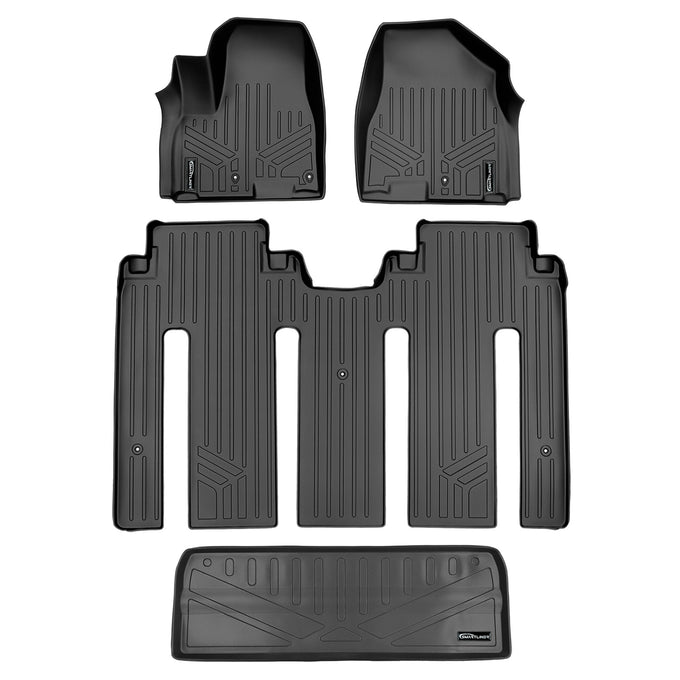Floor Mats 2 Rows and Cargo Liner <br> 15-21 Kia Sedona