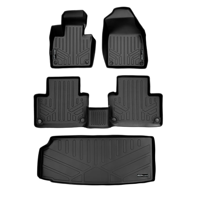 Floor Mats 2 Rows and Cargo Liner <br> 16-23 Volvo XC90 ( Fits Plug-in Hybrid Models)