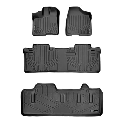 Floor Mats and Cargo Liner Behind 3rd Row <br> 11-12 Toyota Sienna 8 Passenger Model