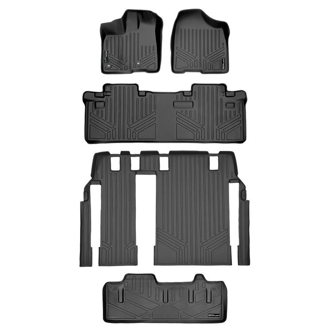 Floor Mats and Cargo Liner Behind 3rd Row <br> 13-20 Toyota Sienna (8 Passenger)
