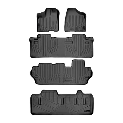 Floor Mats and Cargo Liner Behind 3rd Row <br> 11-12 Toyota Sienna 8 Passenger Model