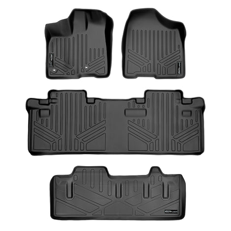 Floor Mats and Cargo Liner Behind 3rd Row <br> 13-20 Toyota Sienna (8 Passenger)