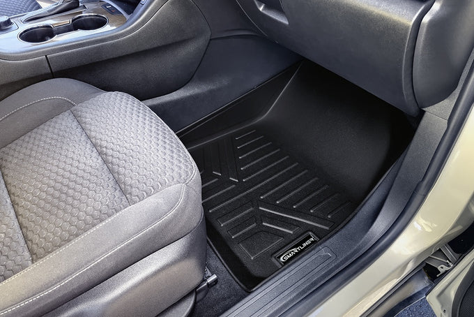 Floor Mats 3 Rows and Cargo Liner <br> 17-21 GMC Acadia with Bench Seats
