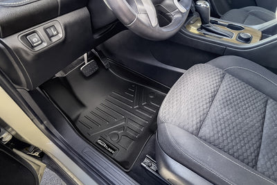 Floor Mats 3 Rows and Cargo Liner <br> 17-21 GMC Acadia with Bench Seats