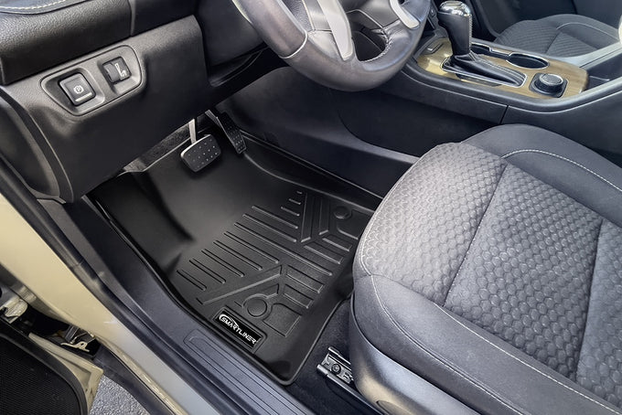Floor Mats 3 Rows and Cargo Liner <br> 17-21 GMC Acadia with Bench Seats