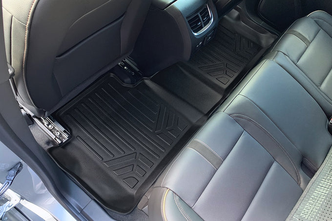 Floor Mats 3 Rows and Cargo Liner <br> 17-21 GMC Acadia with Bench Seats