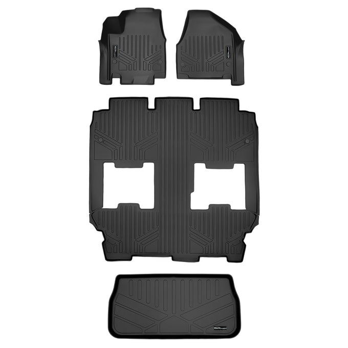 Floor Mats 3 Rows and Cargo Liner <br> 17-24 Chrysler Pacifica