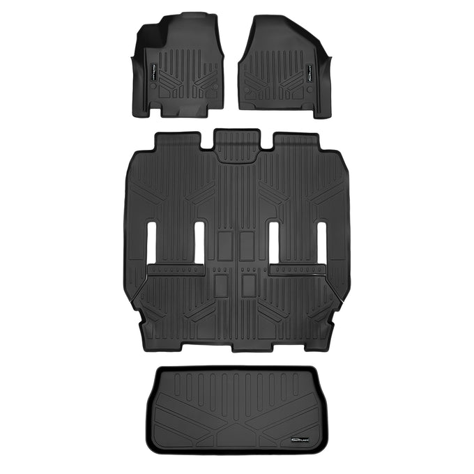 Floor Mats 3 Rows and Cargo Liner <br> 17-24 Chrysler Pacifica20 Chrysler Voyager