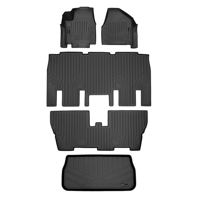Floor Mats 3 Rows & Cargo Liner <br> 17-24 Chrysler Pacifica