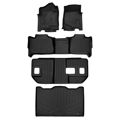 Floor Mats 3 Rows and Cargo Liner Behind 3rd Row <br> 07-14 Chevrolet Suburban GMC Yukon XL/Denali XL