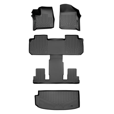 Floor Mats 3 Rows and Cargo Liner <br> 18-22 Chevrolet Traverse