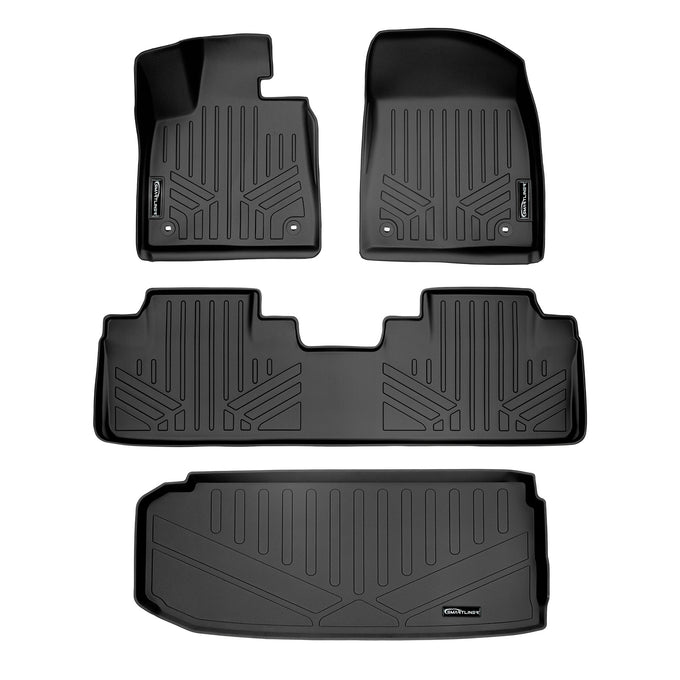 Floor Mats 2 Rows & Cargo Liner Set Behind 3rd Row <br> 18-22 Lexus RX350L18-22 Lexus RX450hL