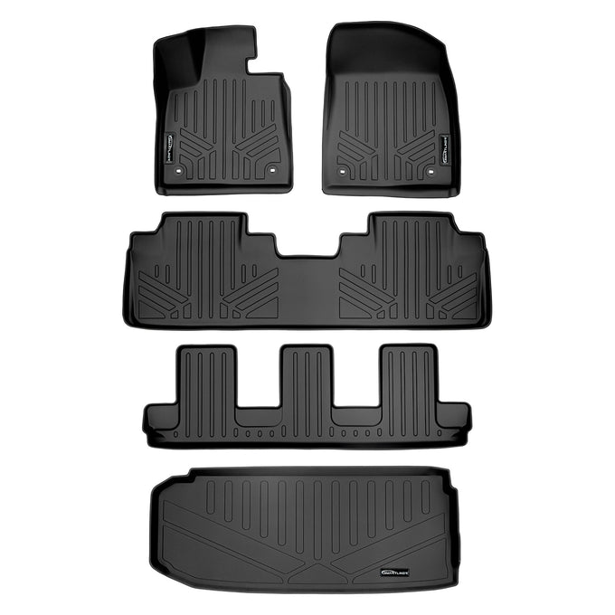 Floor Mats 3 Rows and Cargo Liner <br> 18-22 Lexus RX350L18-22 Lexus RX450hL