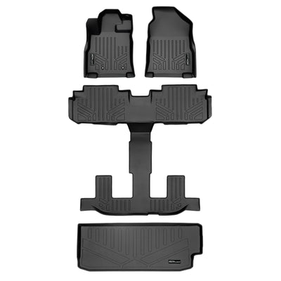 Floor Mats 3 Rows & Cargo Liner <br> 19-23 Subaru Ascent With 2nd Row Bucket Seats