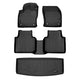 Floor Mats 2 Rows and Cargo Liner Behind 3rd Row <br> 18-21 Volkswagen Tiguan
