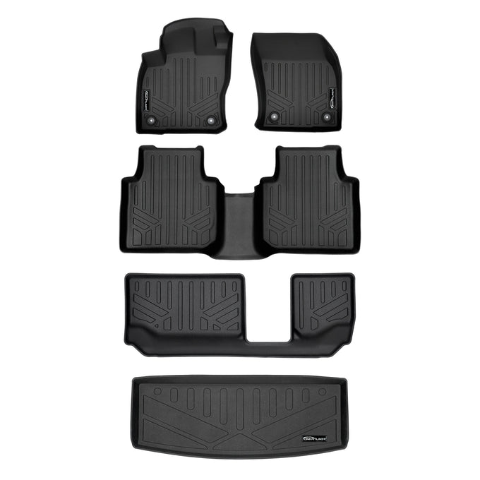 Floor Mats 3 Rows and Cargo Liner Behind 3rd Row <br> 18-21 Volkswagen Tiguan
