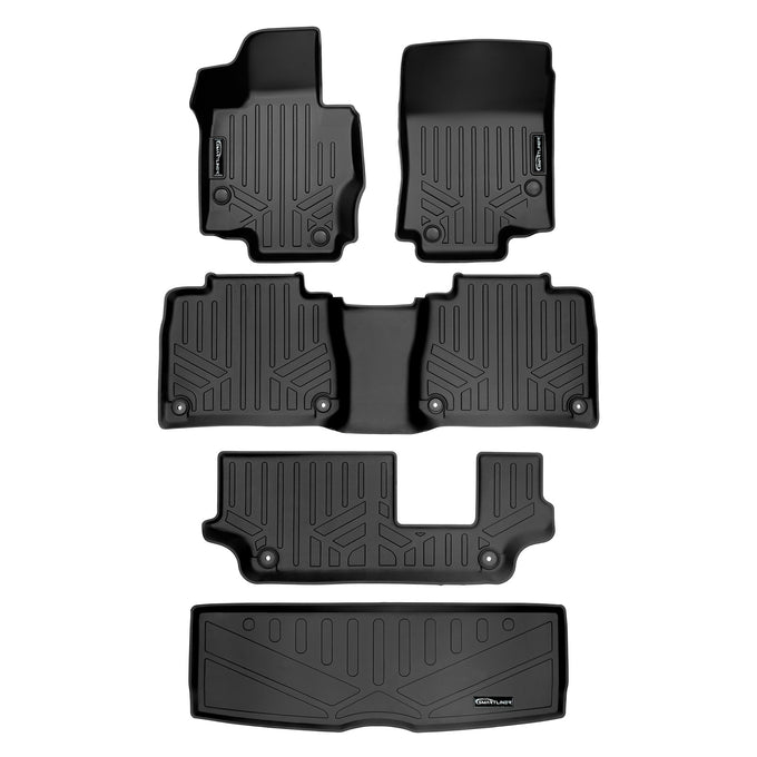 Floor Mats 3 Rows and Cargo Liner <br> 19¨C23 Mercedes GLE 350¨C500e & 43/63 AMG