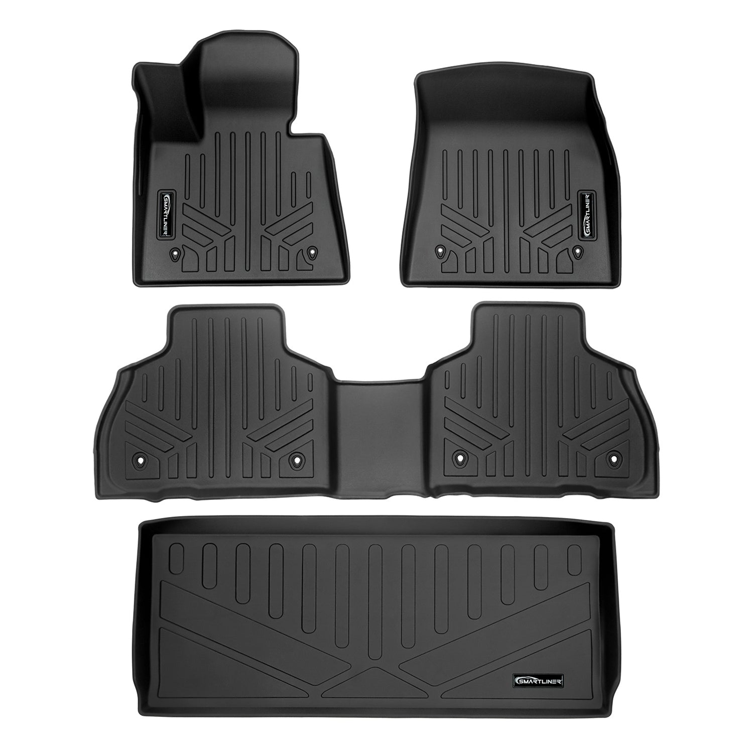 Floor Mats 2 Rows and Cargo Liner <br> 19-25 BMW X7