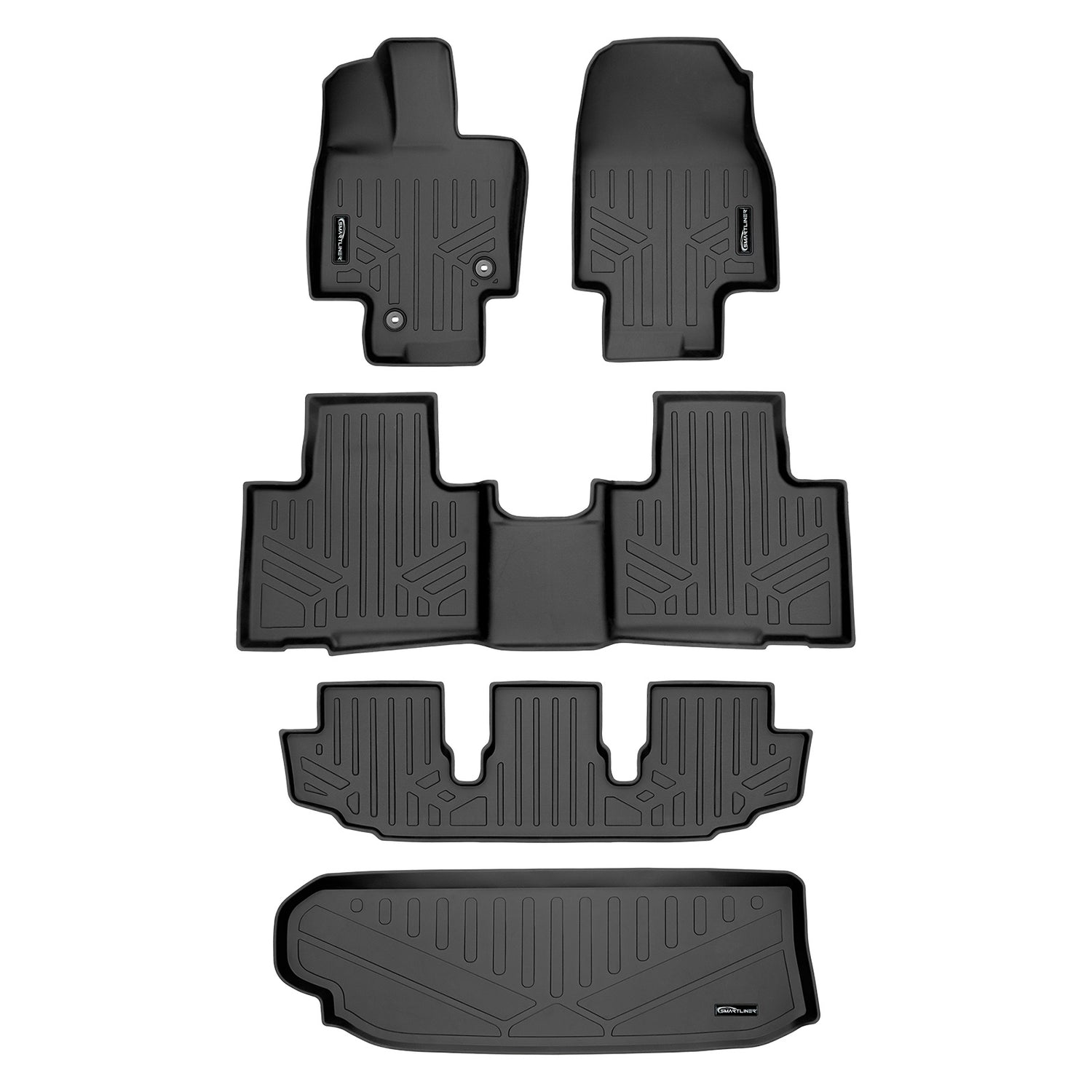 Floor Mats 3 Rows & Cargo Liner <br> 20-22 Toyota Highlander