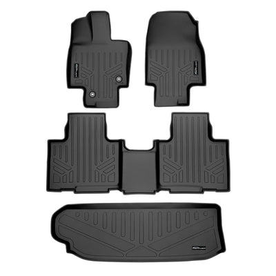 2 Row Floor Mats & Cargo Liner Behind 3rd Row <br> 20-22 Toyota Highlander