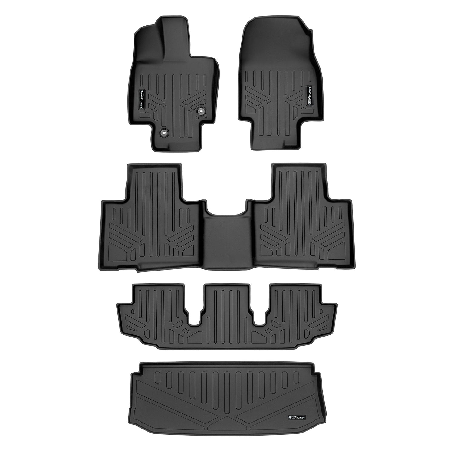 Floor Mats 3 Rows & Cargo Liner <br> 20-22 Toyota Highlander